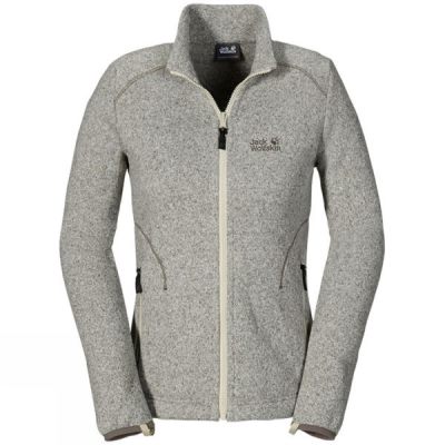 Chaquetas Jack Wolfskin Caribou Asylum Mujer - Gris / Beige - Chile CNB572108